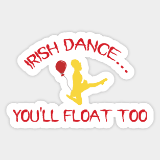 Spooky Irish Dance Sticker